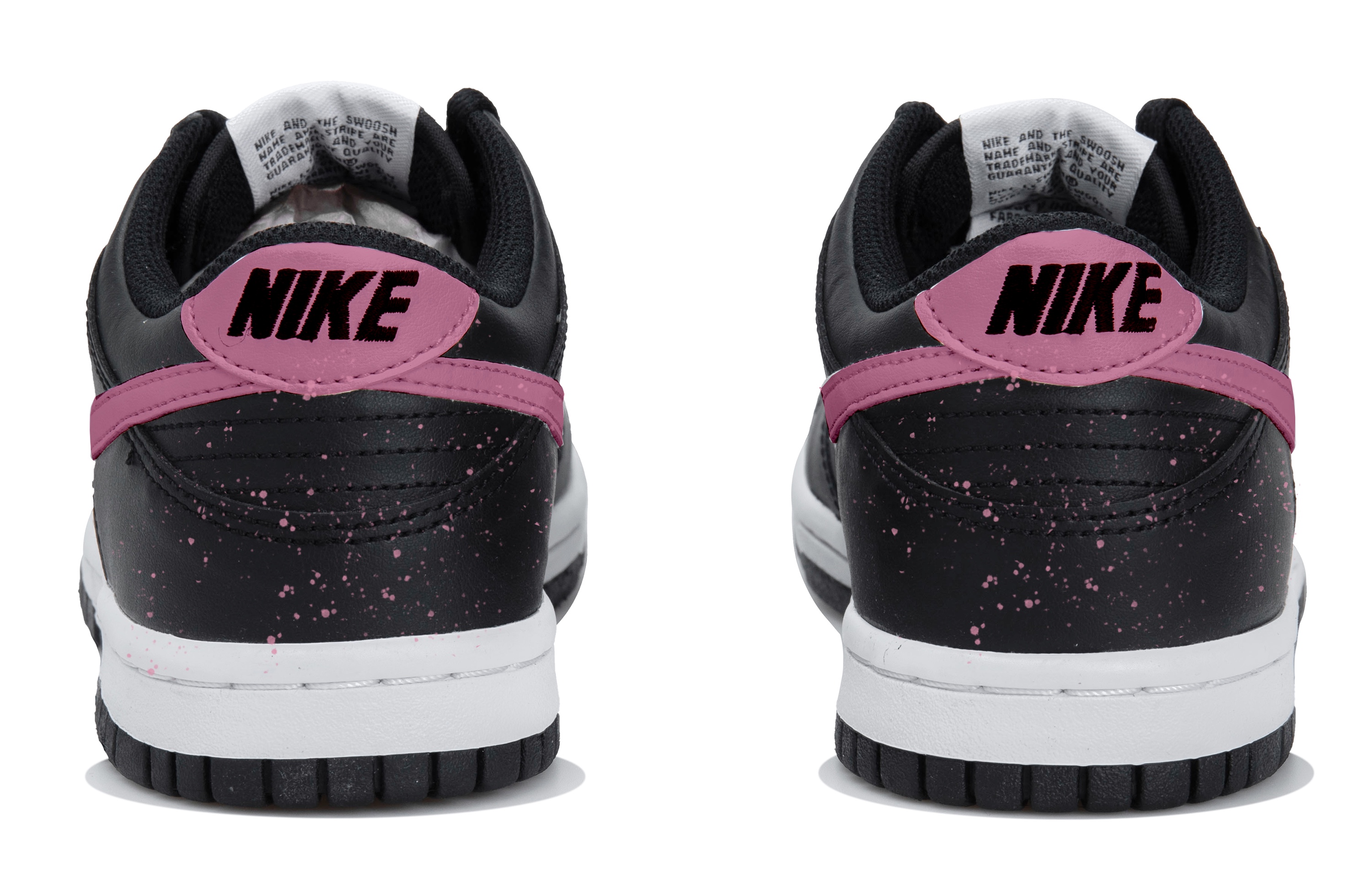 Детские кроссовки для скейтбординга Dunk Low Top для подростков Nike, черный/красный — фото 4