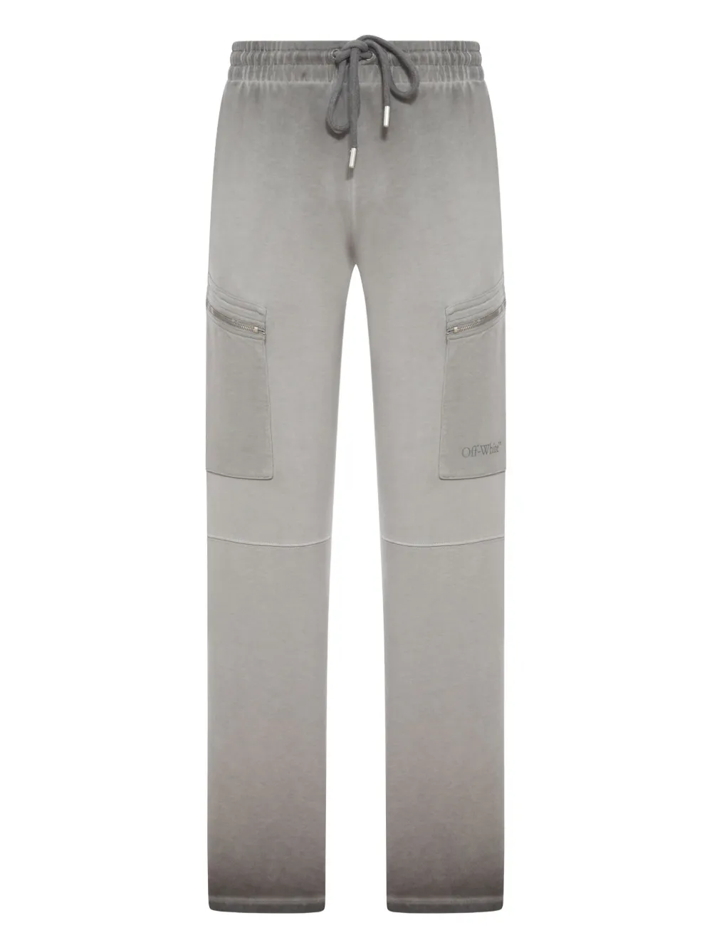 

Брюки в диагональную полоску Off-White, серый