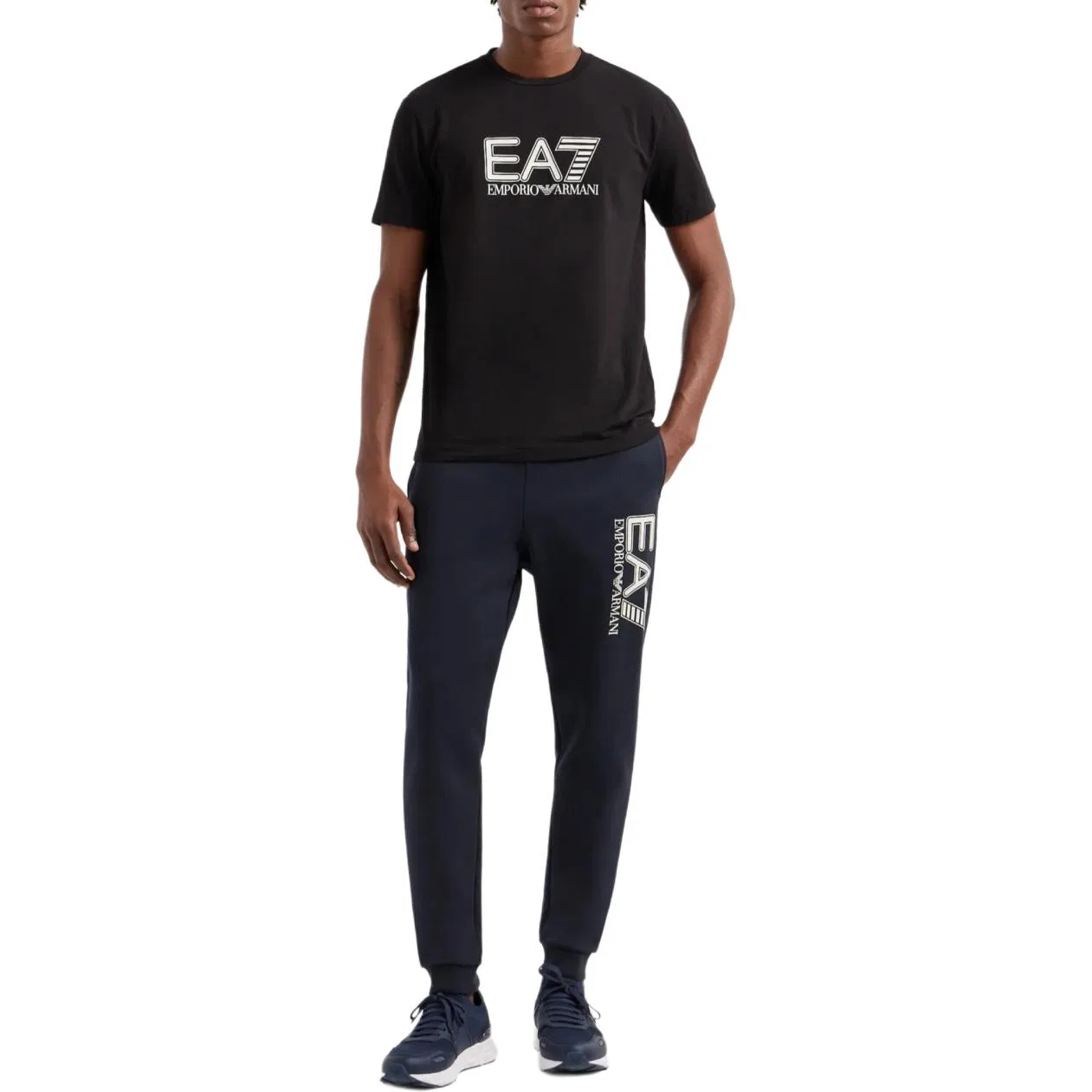 Футболка EA7 SS24 мужская Black EMPORIO ARMANI — фото 3