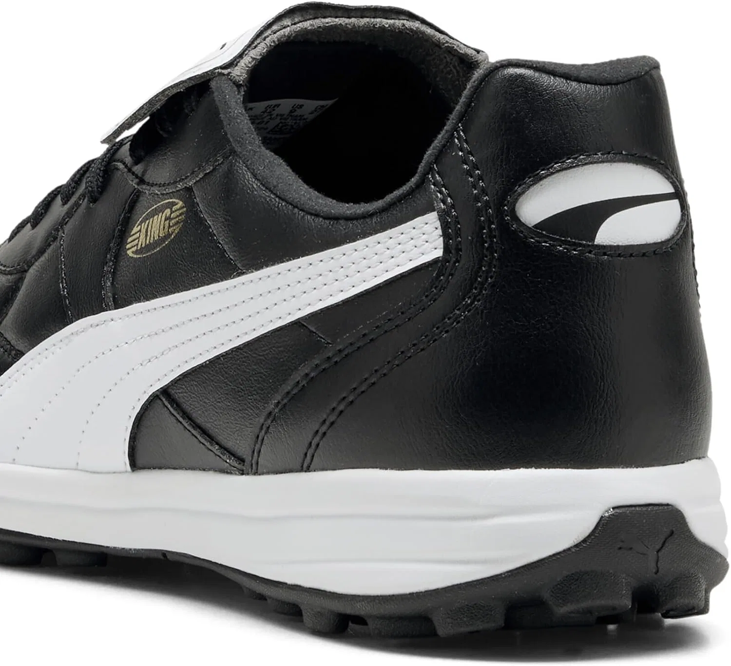 Мужские кроссовки PUMA King Top Turf, 2-Puma Black Puma White Puma Gold — фото 2