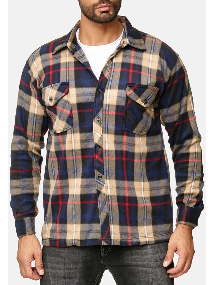 

Рубашка Arizona-Shopping Fleece Hemd Holzfäller Kariert Arbeiterjacke, коричневый
