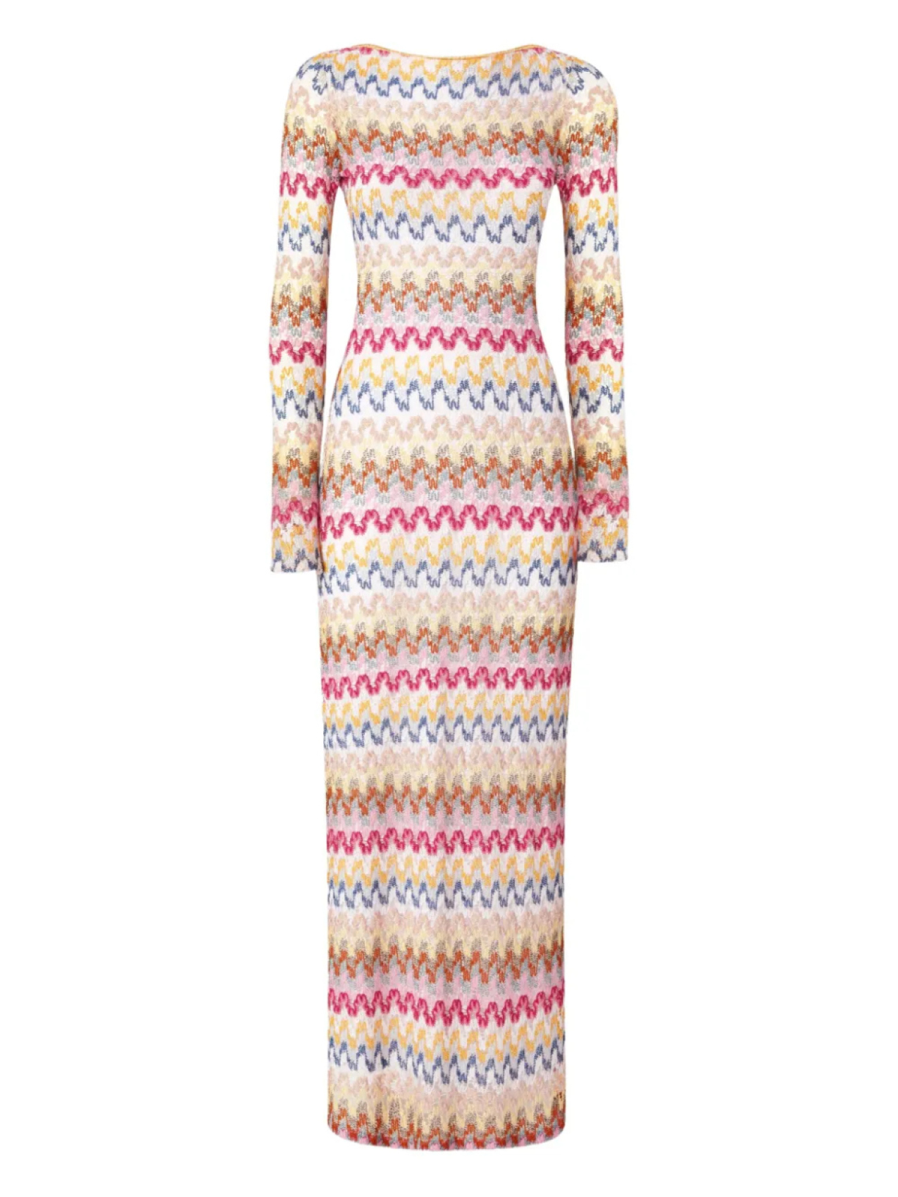 

Платье с зигзагообразным узором Missoni, розовый