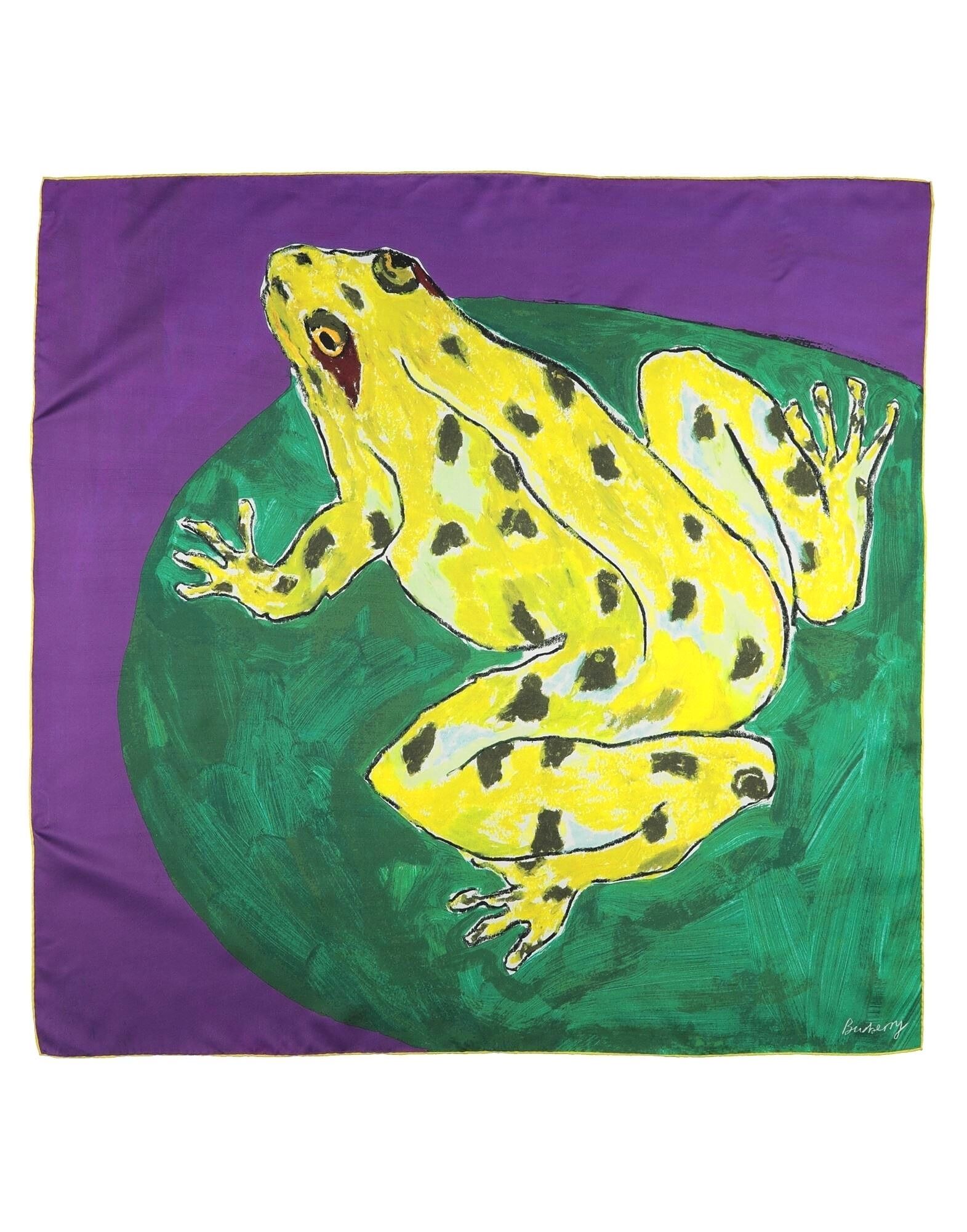 

Шарф Burberry, зеленый