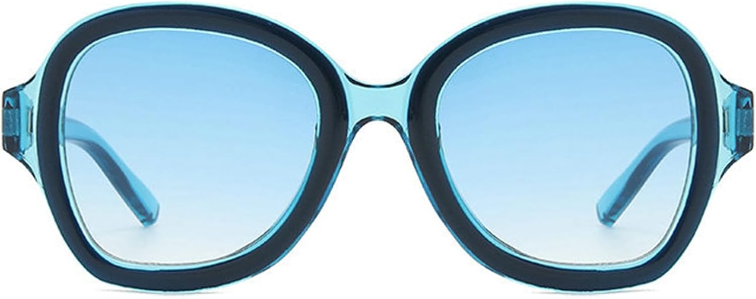 

Willochra Модные большие круглые солнцезащитные очки для женщин, ретро-градиентные очки с защитой от УФ-излучения UV400 для мужчин, трендовые солнцезащитные очки для активного отдыха, цвет шампанского, C2