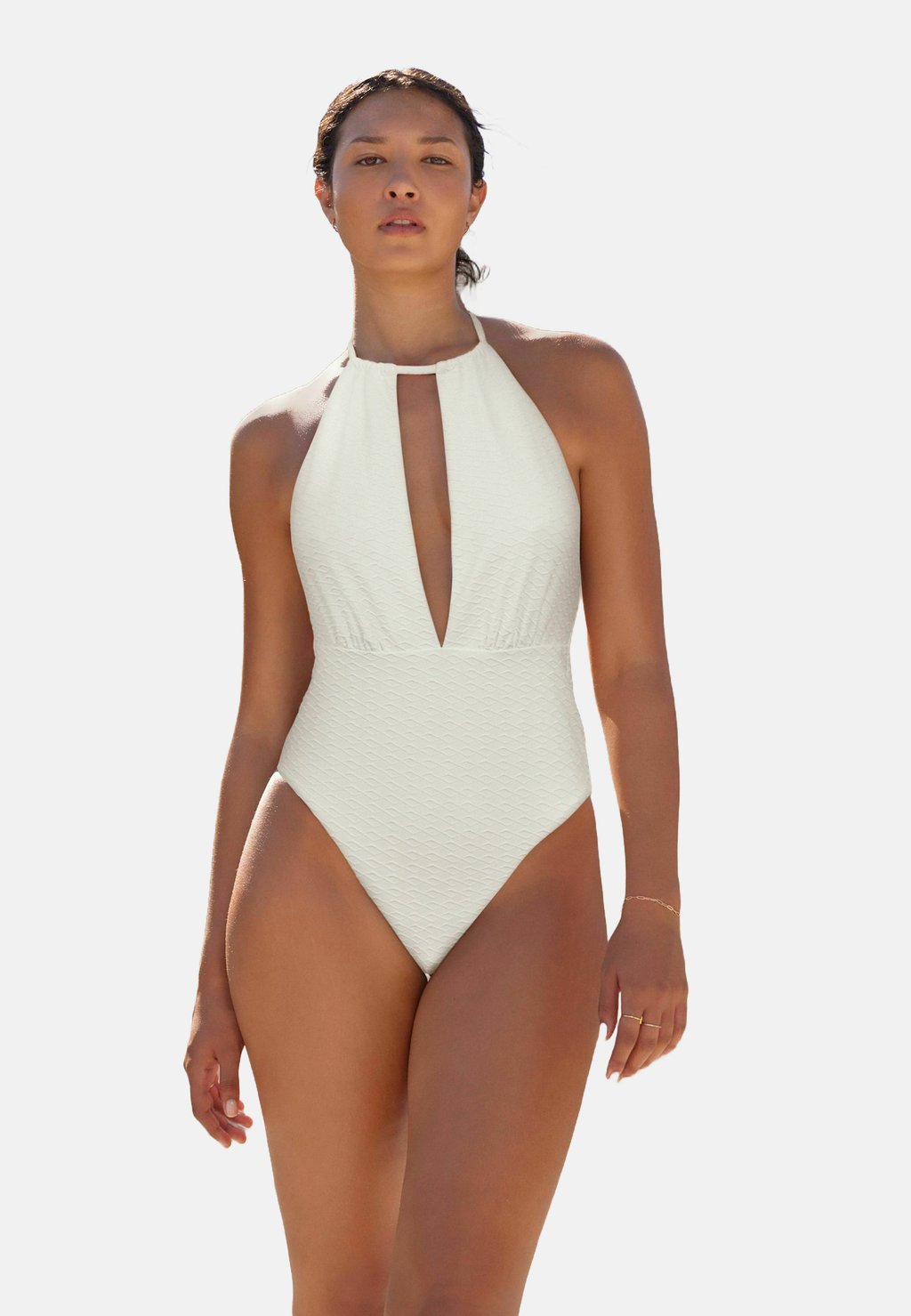 

Купальник REGULAR FIT - TUMMY CONTROL PLUNGE B by Ted Baker, белый