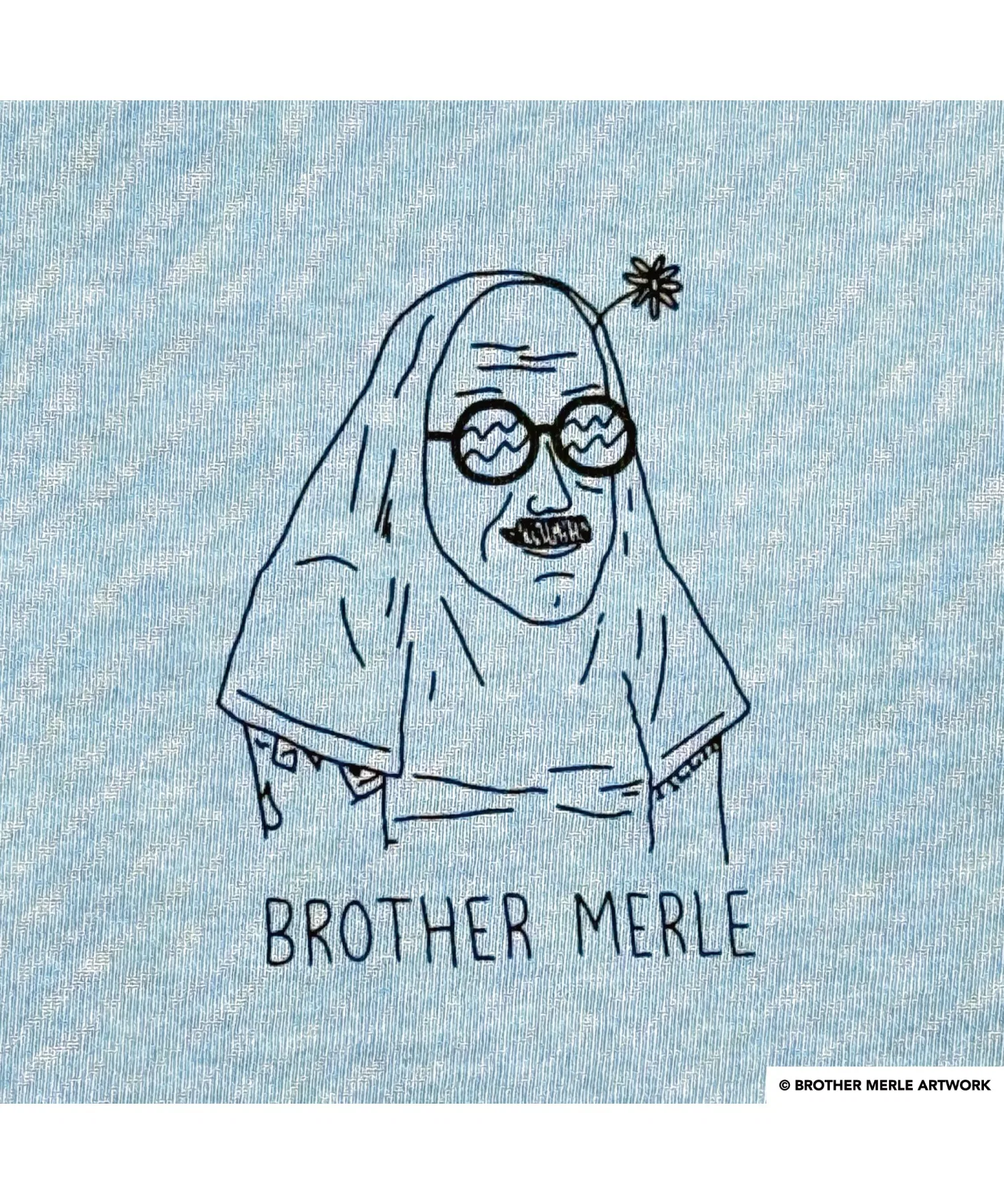 Детская футболка с принтом RIVER SIDE CULTURE BROTHER MERLE белая — фото 4