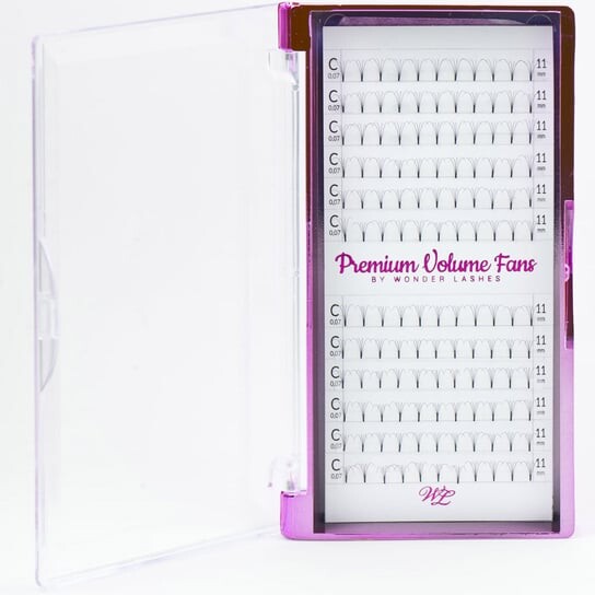 

Ресницы Premium 4D Volume Fans C, 11 мм Wonder Lashes, WonderLashes