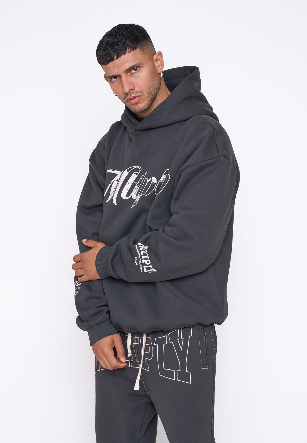 

Толстовка с капюшоном STORIES Multiply Apparel, антрацит