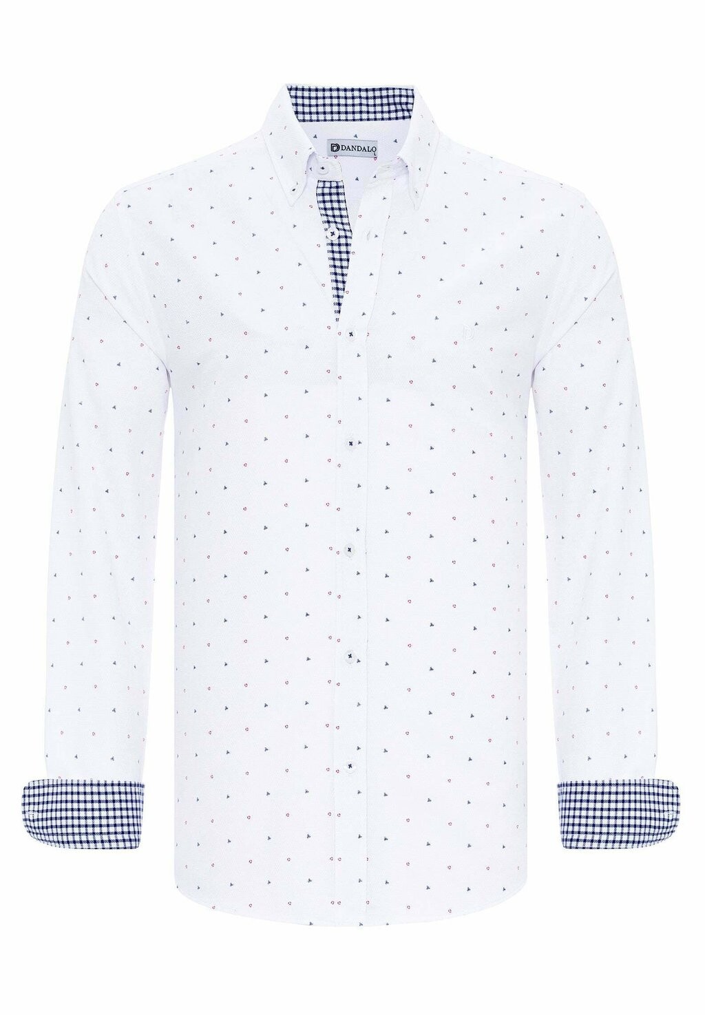 

Рубашка dandalo, белая/синяя