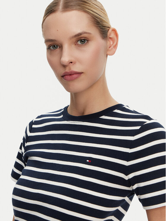 Футболка slim fit New Cody WW0WW40587 Tommy Hilfiger, синий — фото 4