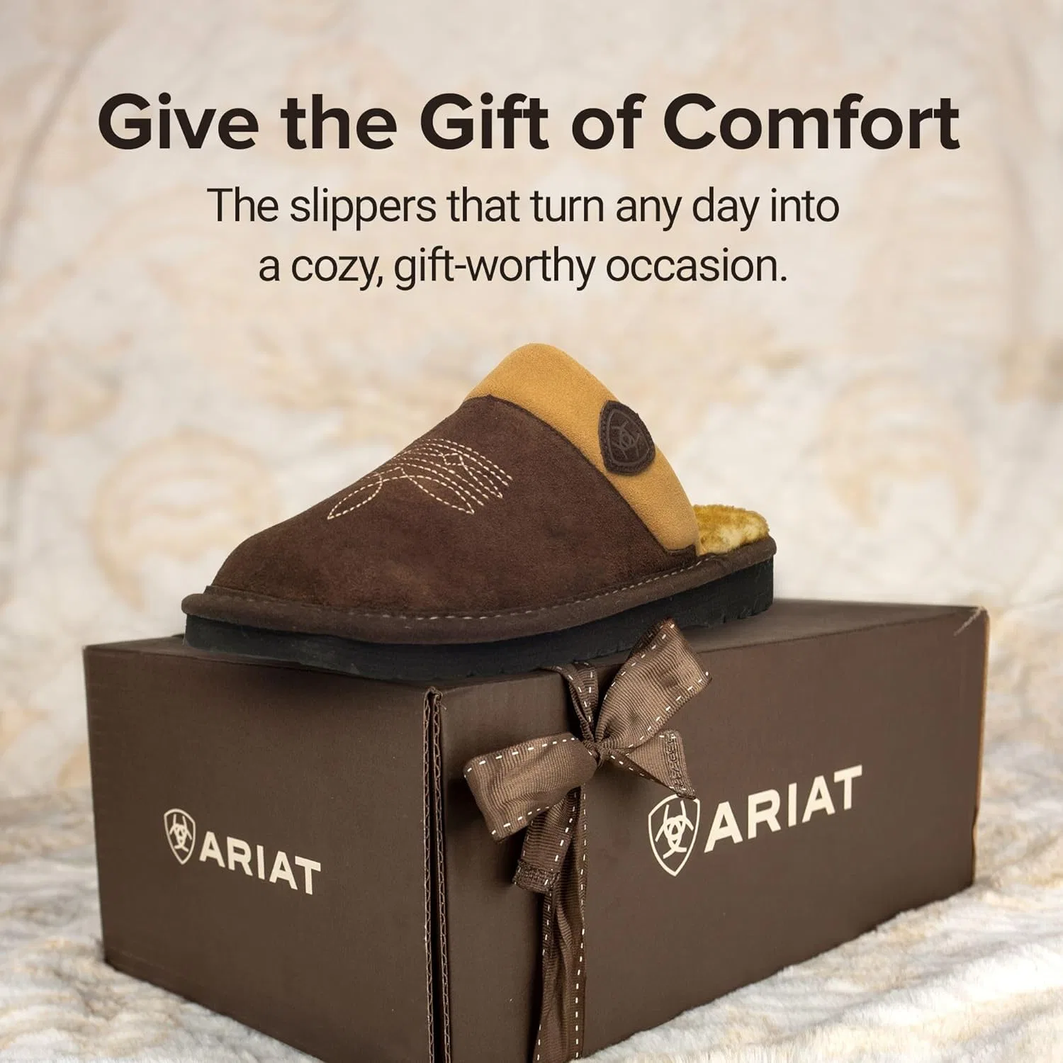 Слипоны мужские из замши с квадратным носком, ARIAT, шоколад/каштан — фото 4