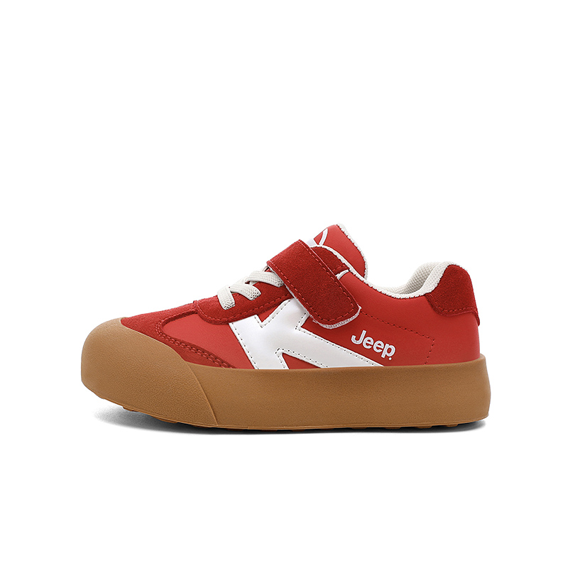 

Jeep Кроссовки для скейтбординга детские низкие с амортизацией, устойчивые к истиранию, легкие, Begonia Red