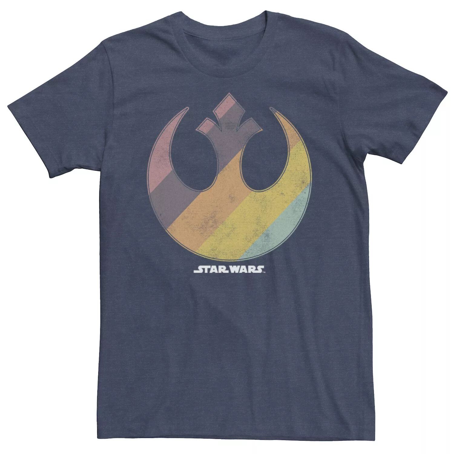 

Мужская футболка с радужным логотипом Star Wars Rebel