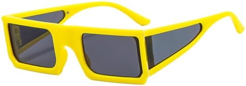 

Солнцезащитные очки прямоугольной формы 2027 года для женщин и мужчин, с поликарбонатными линзами, винтажной оправой, для вечеринок и пляжа, защита от ультрафиолета UV400 MTZJH, C3