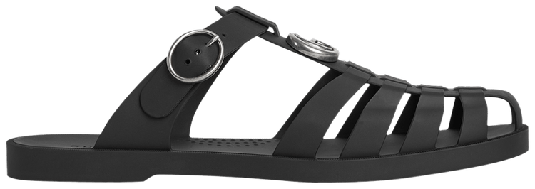 

Кроссовки Gucci Mule 'Double G - Black', черный