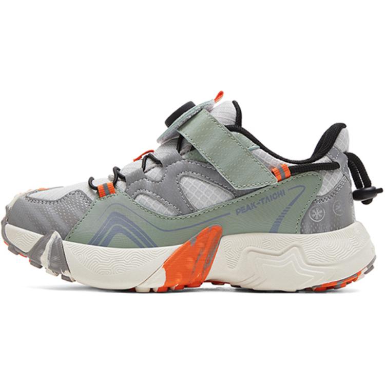

PEAK Slip Resistant Abrasion Resistant Low top Kids Lifestyle Shoes Light Gray Kids'