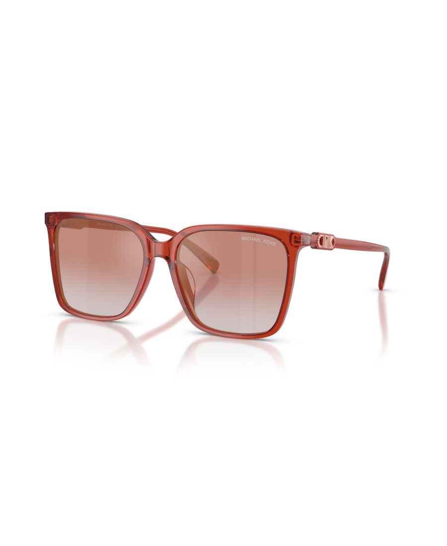 

Женские квадратные солнцезащитные очки Canberra, MK2197U Michael Kors, Soft Pink