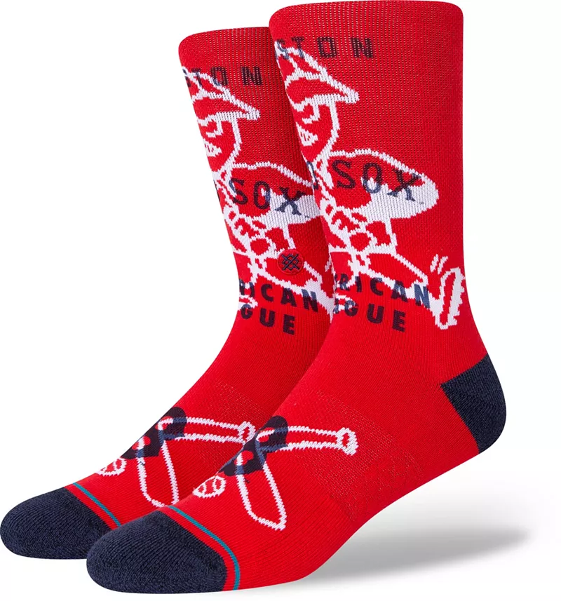 

Красные носки Stance Boston Red Sox Hey Batter Crew