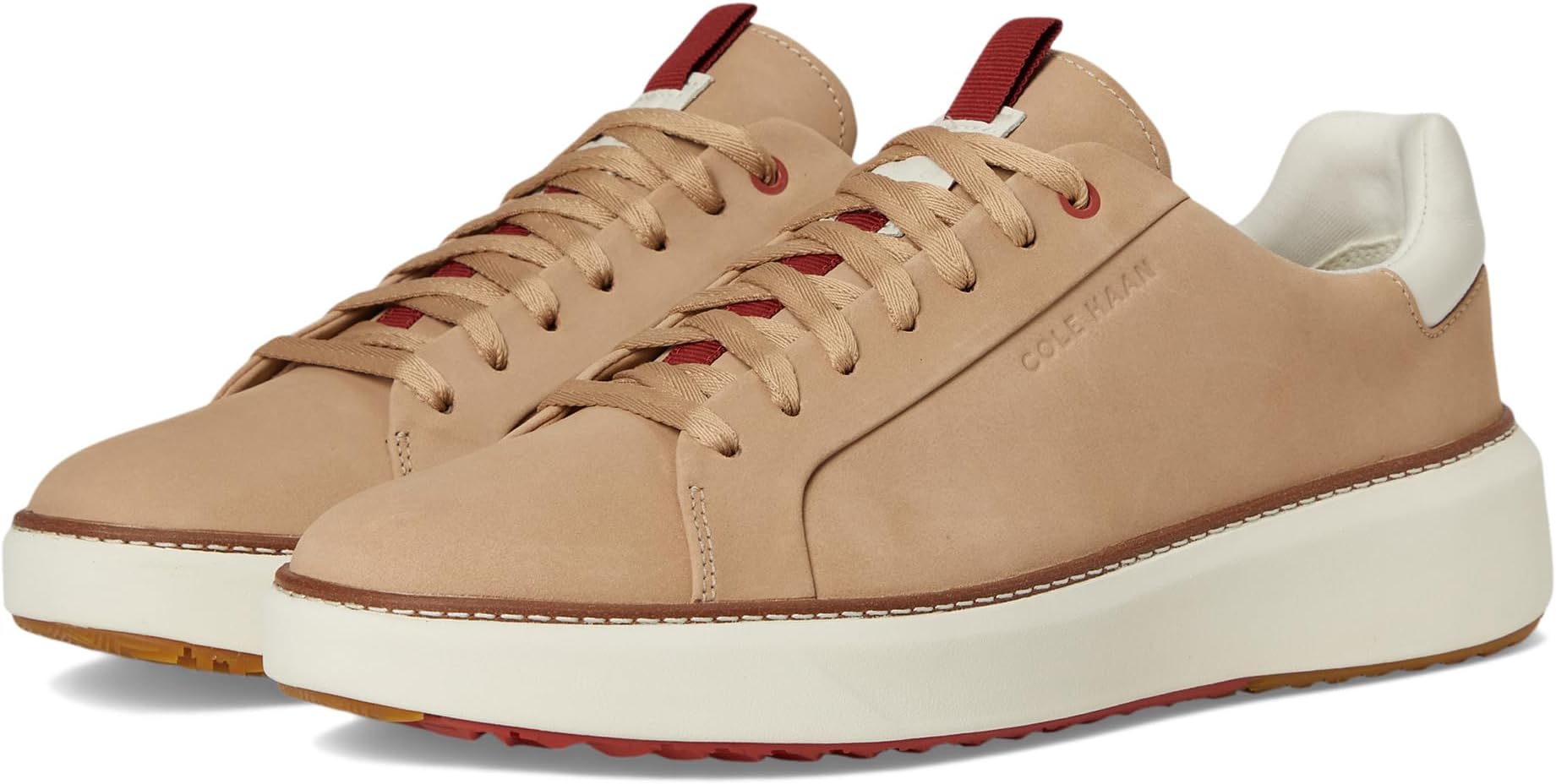 

Кроссовки Cole Haan Grandpro Topspin Golf, Birch Beige Nubuck/Cinnabar/Ivory Wp