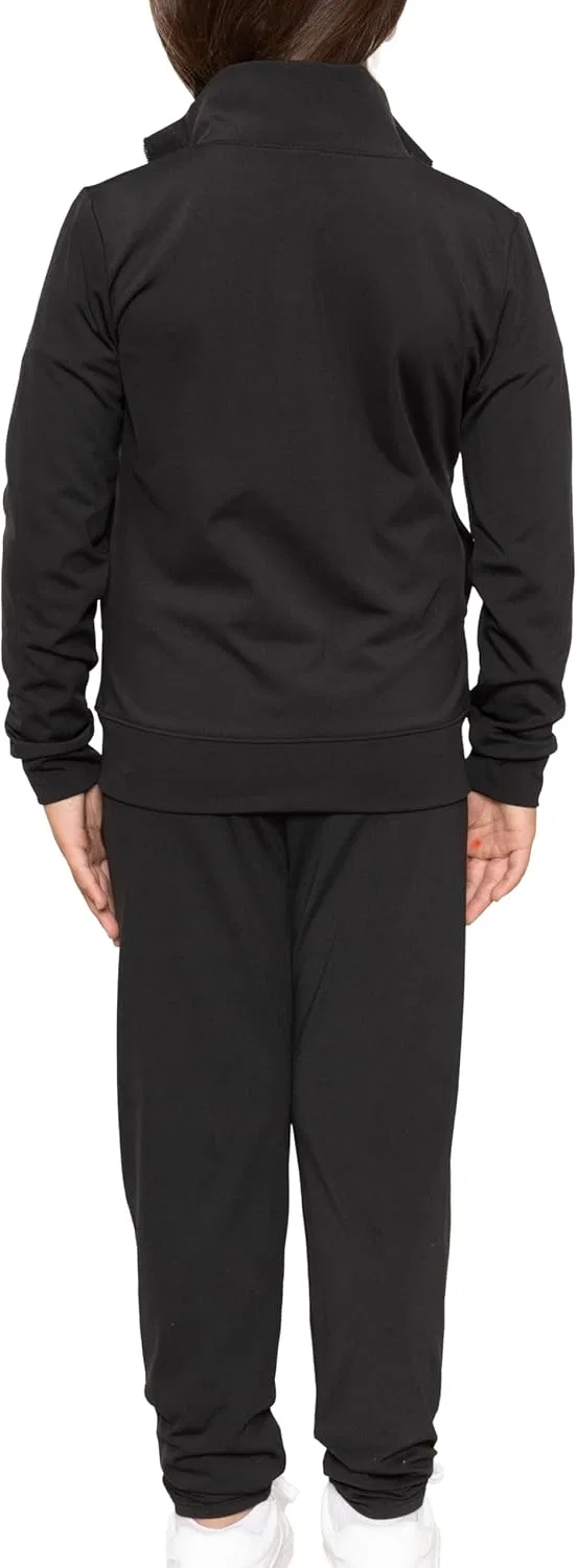 Детский спортивный костюм с курткой и джоггерами STRETCH IS COMFORT, Black Set — фото 3