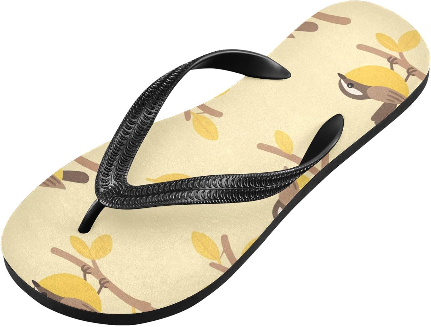 

Женские пляжные шлепанцы UMIRIKO, летние повседневные, с милой птичкой, желтые, быстро сохнущие, для мужчин, A2301308