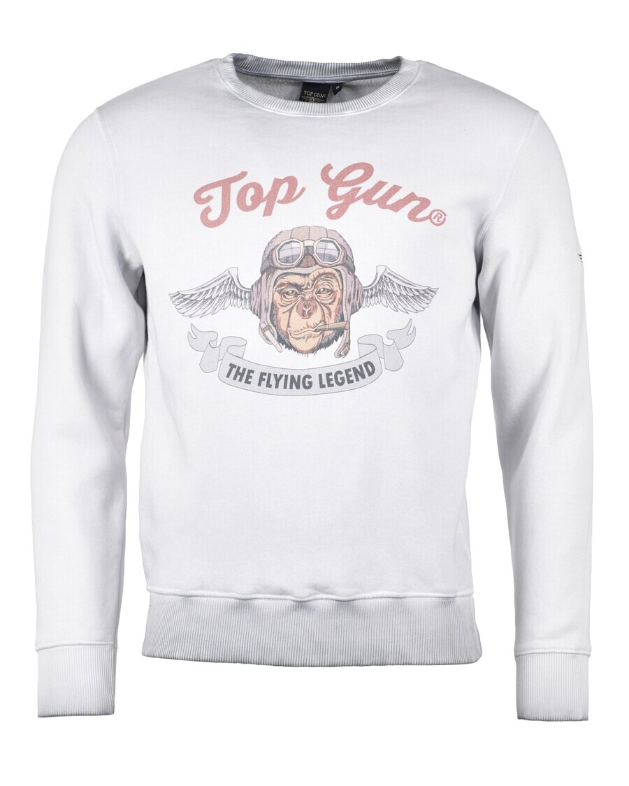 

Свитер TOP GUN Sweatshirt Smoking Monkey, серый