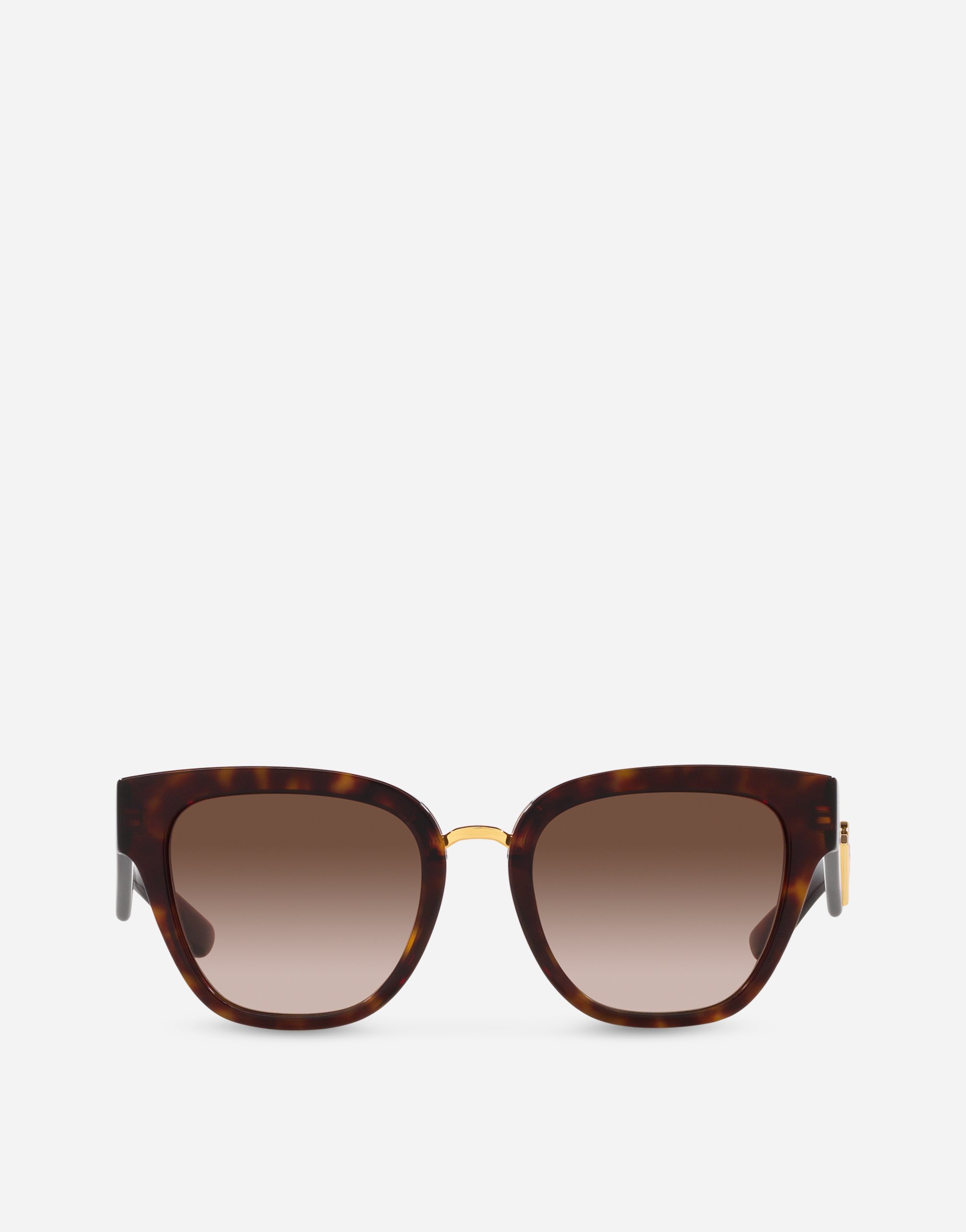 

Солнцезащитные очки dg crossed Dolce & Gabbana, гавана