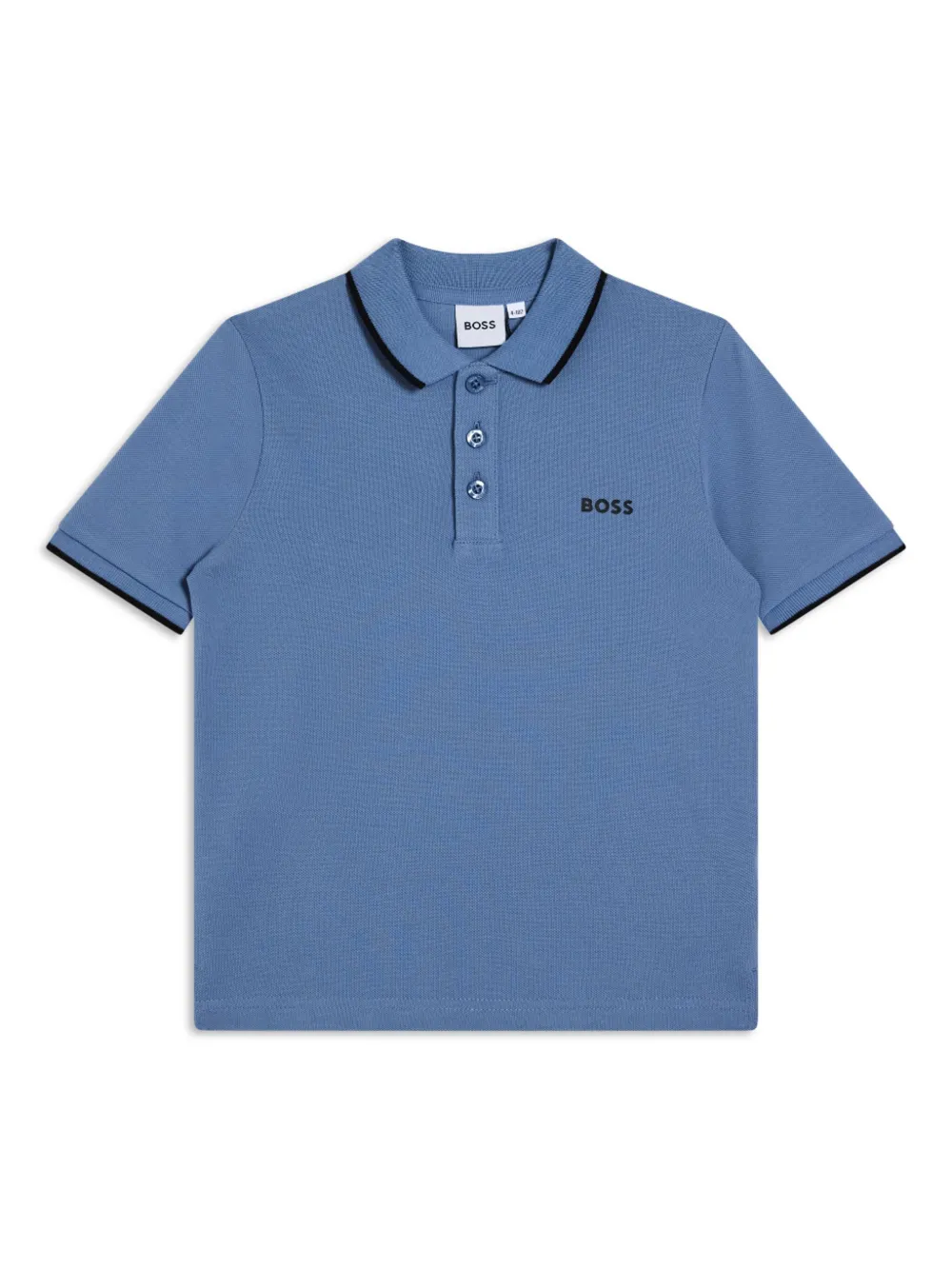 

Рубашка поло с логотипом BOSS Kidswear, синий