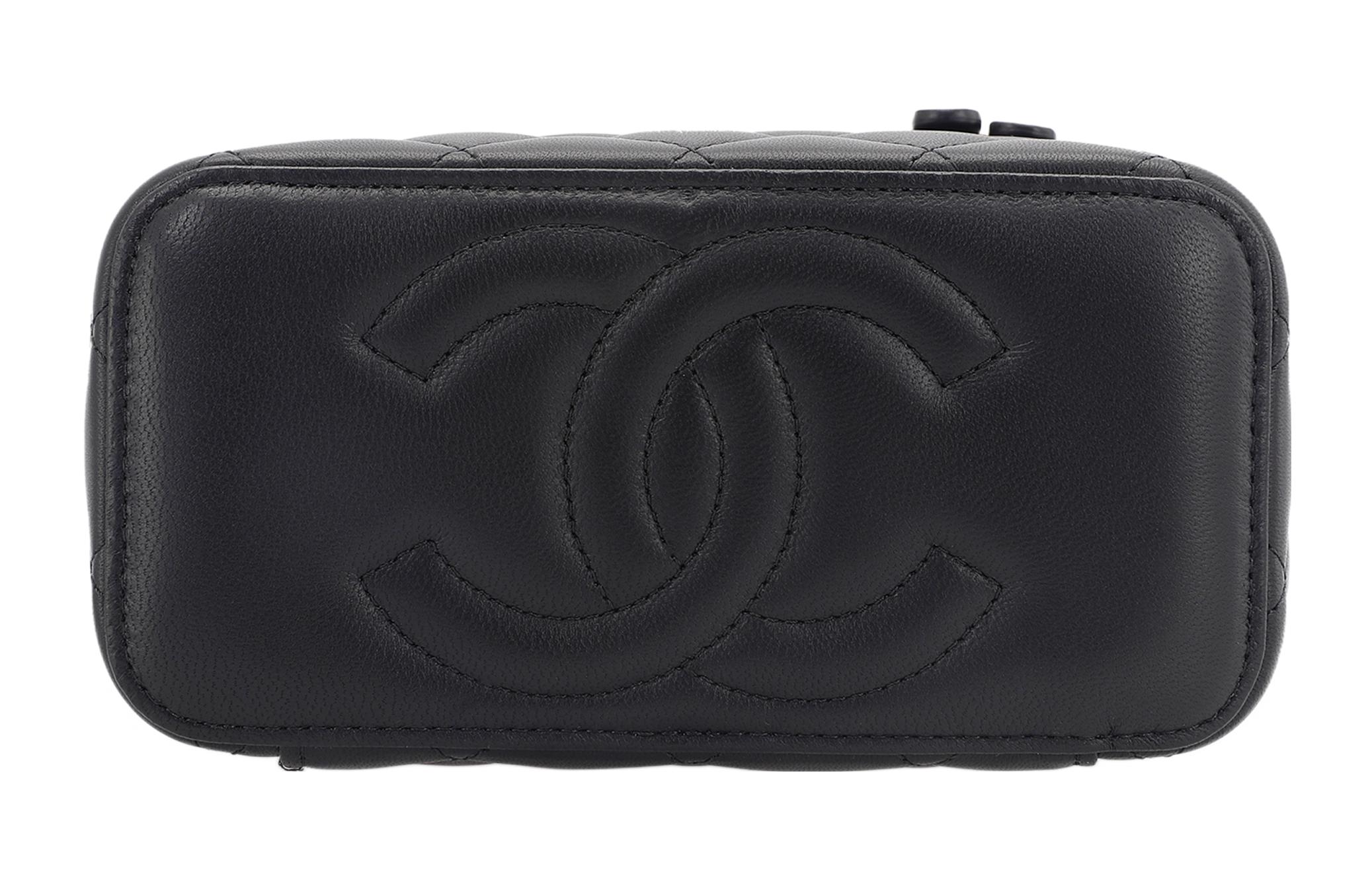 CHANEL Сумка через плечо из овчины, кроссбоди среднего размера, женская, черная — фото 4