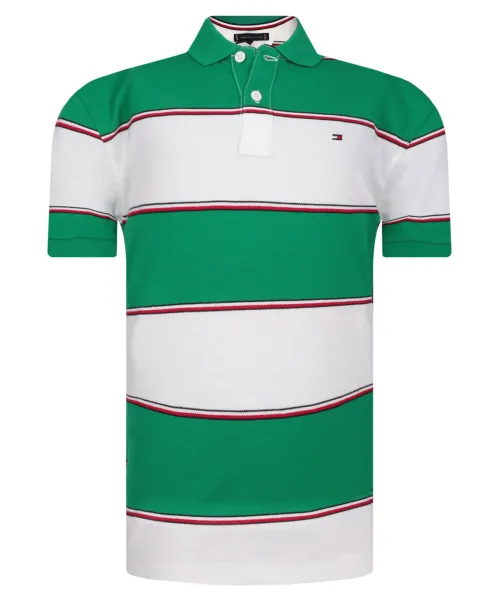 

Футболка поло Relaxed fit Tommy Hilfiger, зеленый