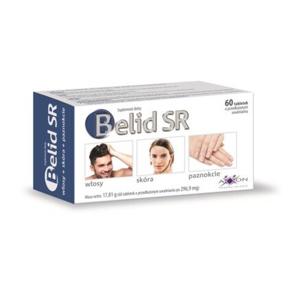 

Belid Sr 60 таблеток Красивые волосы, кожа, ногти, Axon