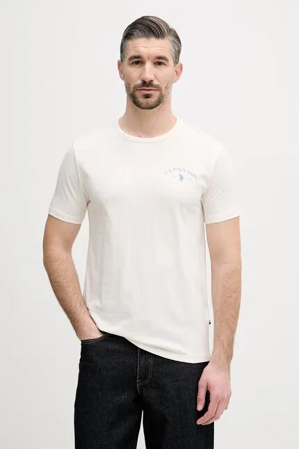 Футболка с принтом SPIRIT OF SPORT BACK GRAPHIC U.S. Polo Assn., бежевый — фото 3