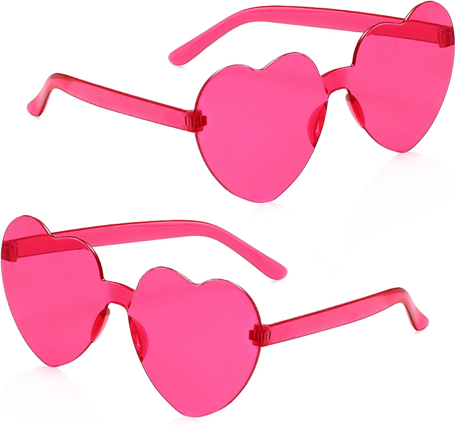 

Солнцезащитные очки в форме сердца, очки ко Дню святого Валентина, очки в форме сердца, аксессуары для девичника, вечеринки на Хэллоуин для женщин и мужчин Hisxierng, Hot Pink