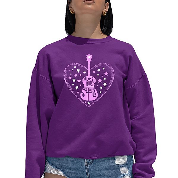 

Футболка с принтом It's a love story La Pop Art, Purple, Фиолетовый, Футболка с принтом It's a love story La Pop Art, Purple