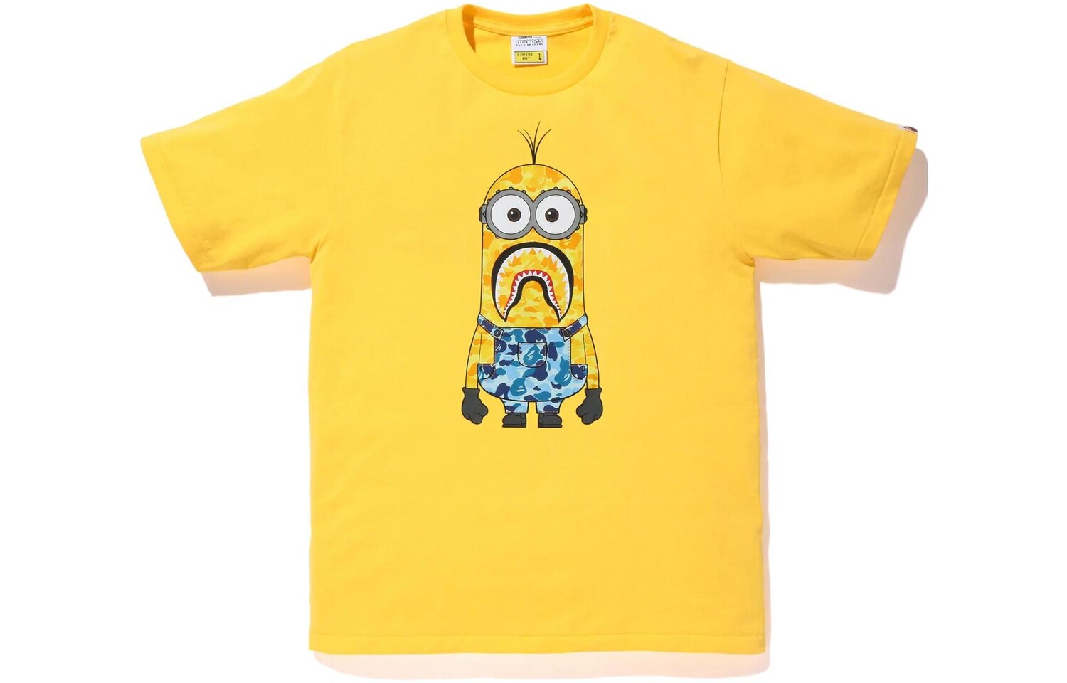 

Футболка Bape X MINIONS для мужчин A Bathing Ape, желтый