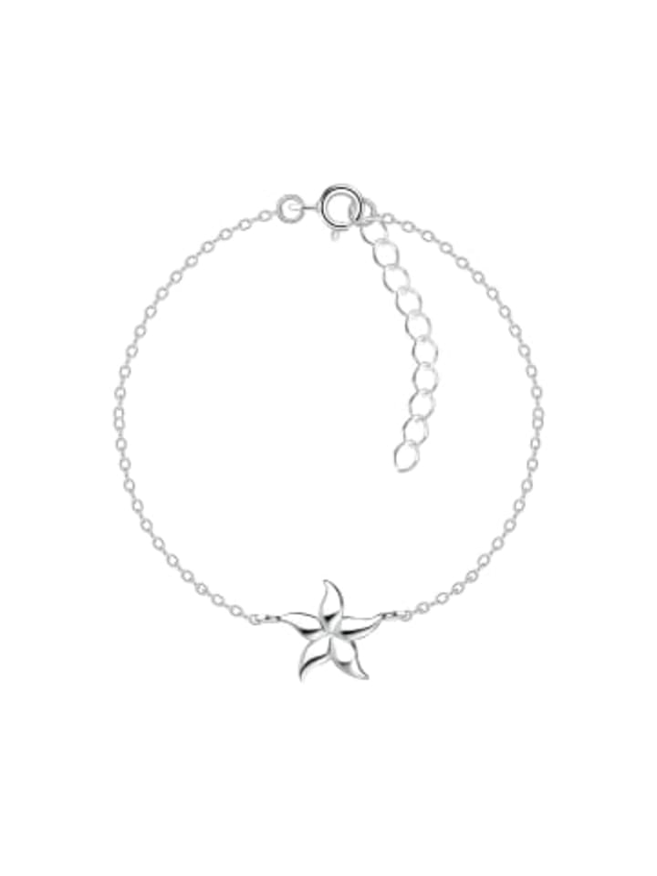 

Alexander York Браслет в виде морской звезды из серебра 925 пробы, состоящий из двух частей, вставленных в серебряный комплект