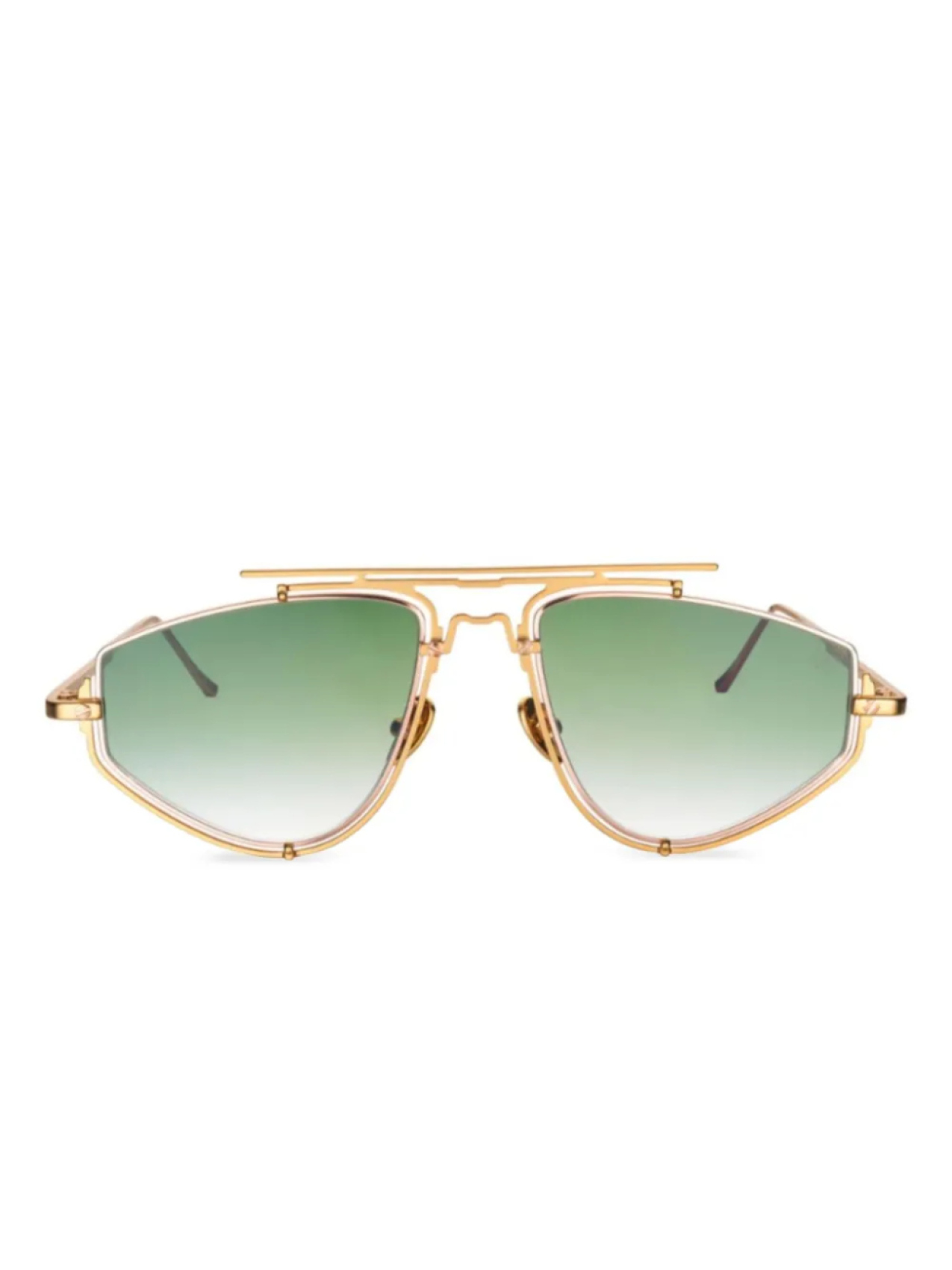 

Солнцезащитные очки в геометрической оправе Vysen Eyewear, золотой
