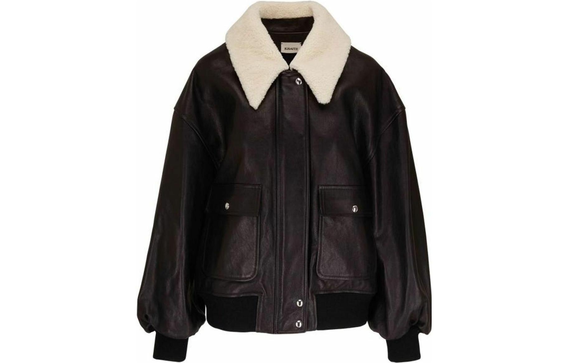 

KHAITE Шеллар куртка с длинными рукавами, Black