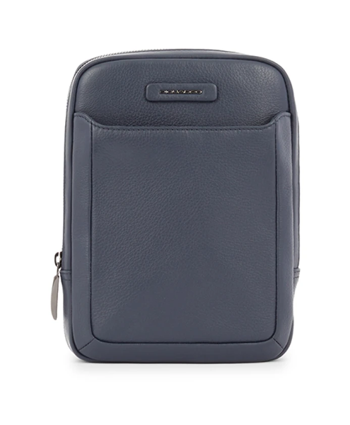 

Наплечная сумка с отделением для iPad mini Piquadro, синий