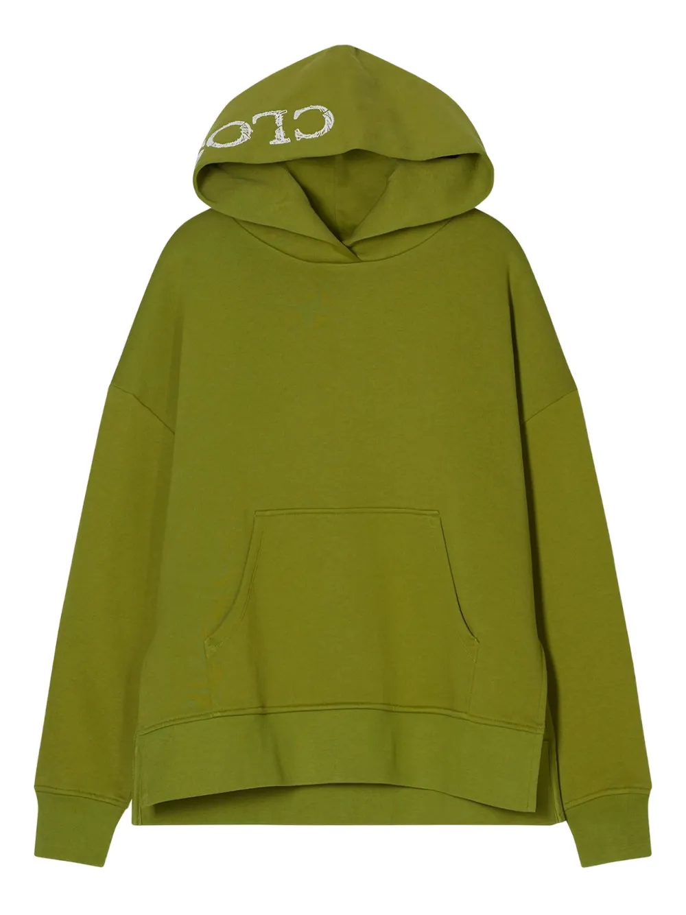 

Худи с вышитым логотипом Closed, зеленый