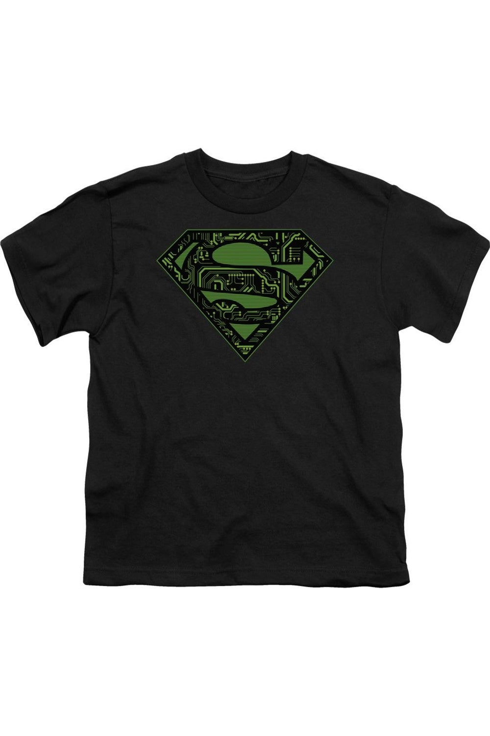 

Футболка с коротким рукавом "Superman Circuits Shield" для детей Gildan, черный