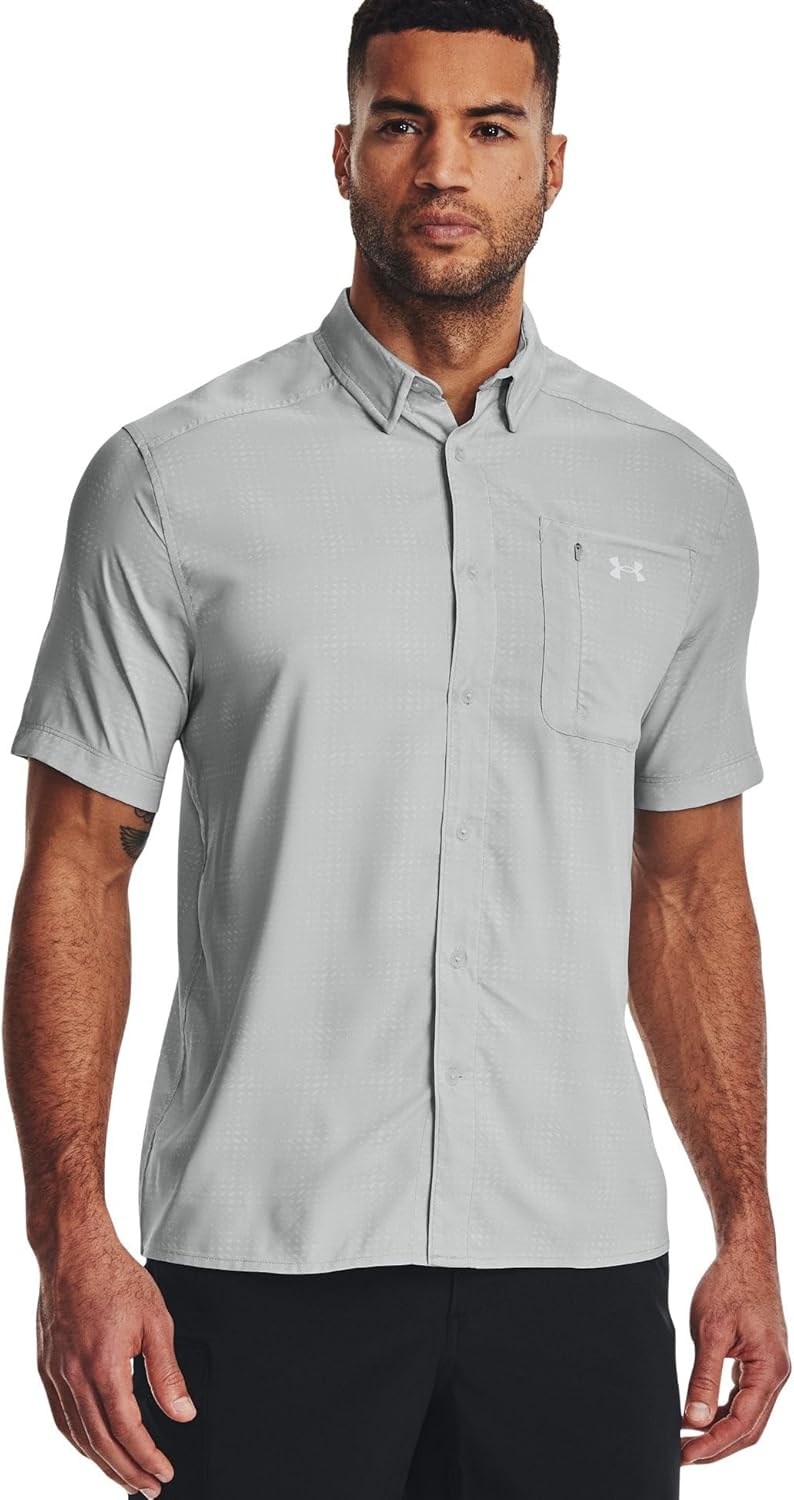 

Мужская футболка с коротким рукавом Under Armour Dockside, (011) Mod Gray/Halo Gray/Halo Gray