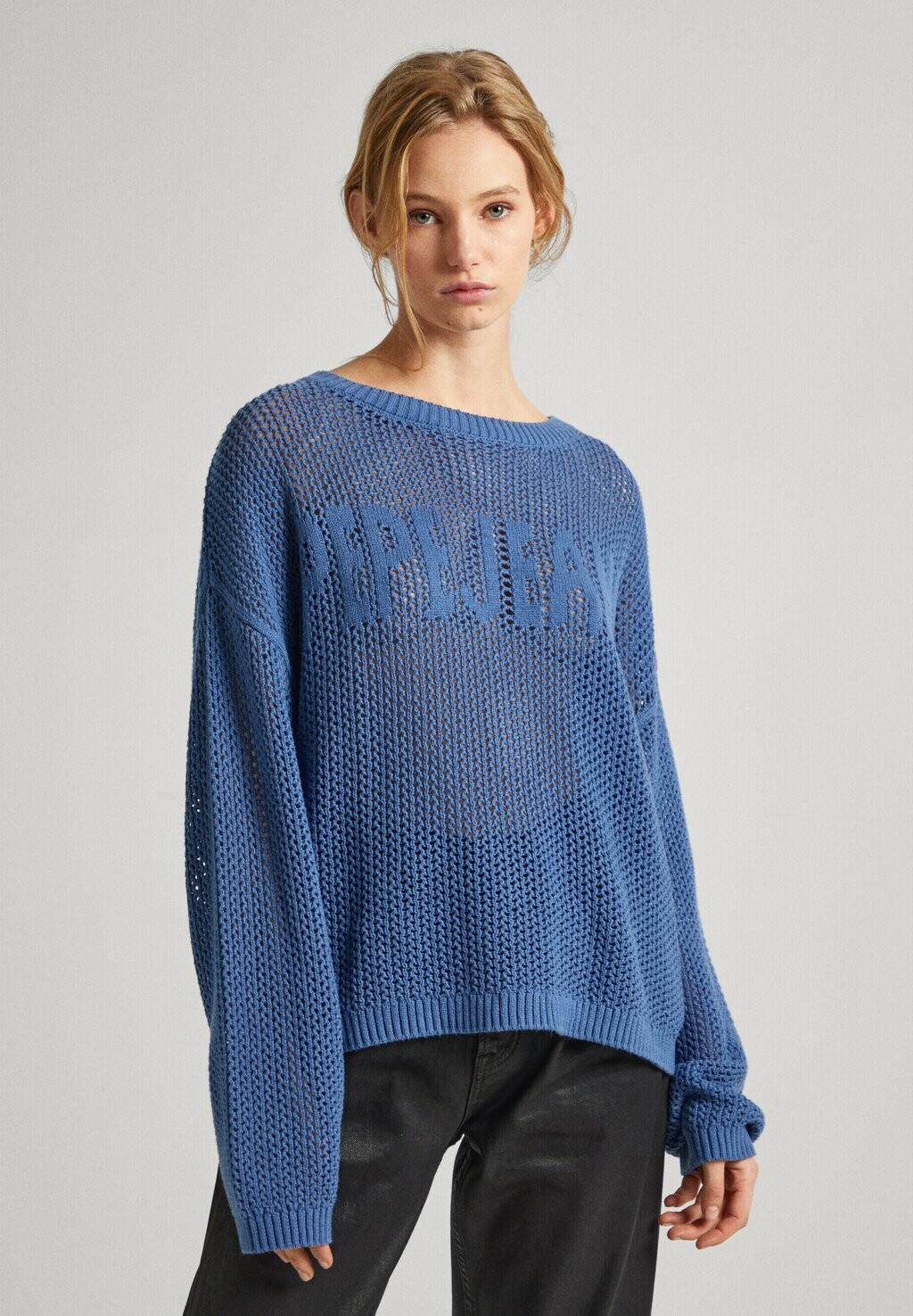 

Вязаный свитер Pepe Jeans, цвет sea blue
