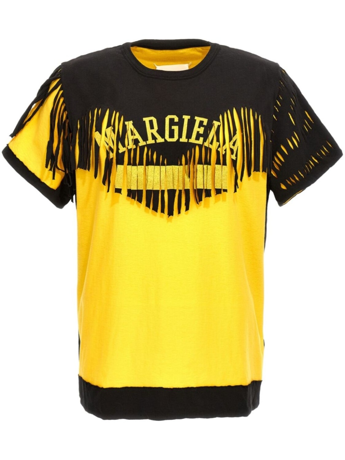 

Двухслойная футболка Maison Margiela, желтый