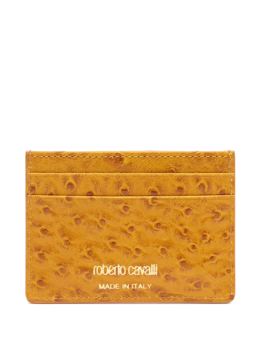 

Картхолдер с логотипом Roberto Cavalli, желтый