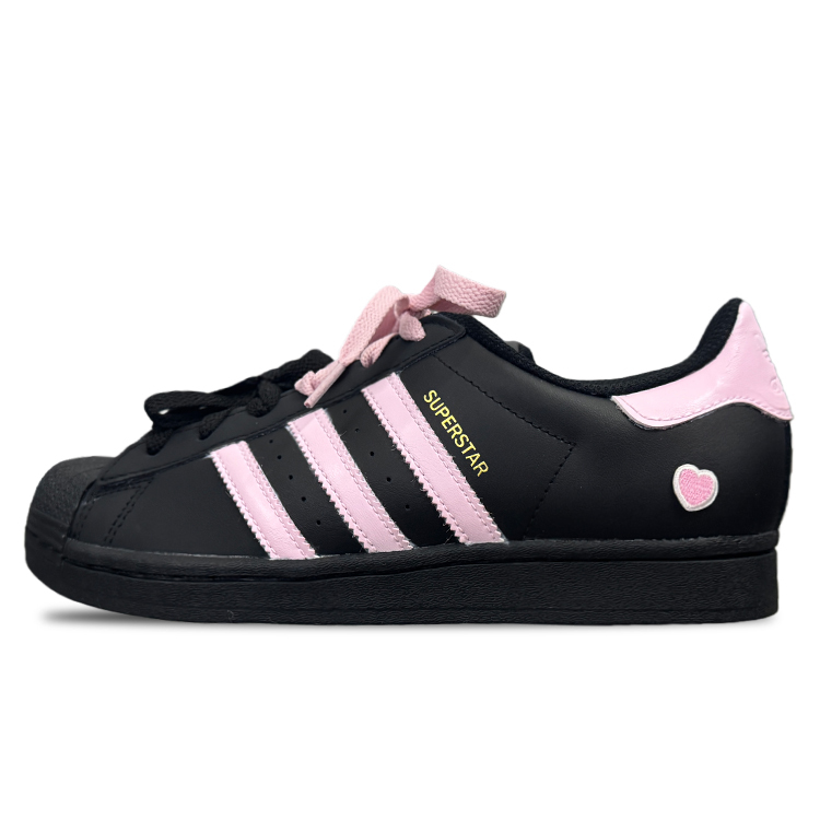 Adidas Originals Superstar 2 Heart Light Pink, Shell Head Abrasion Resistant Support Low top детские скейтборд кроссовки — фото 3