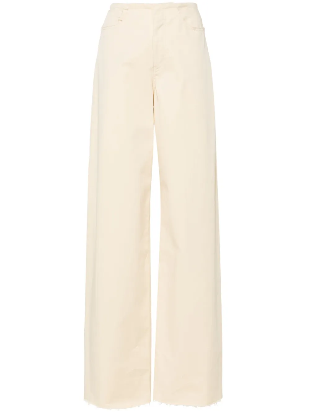 

Брюки широкого кроя MM6 Maison Margiela, желтый