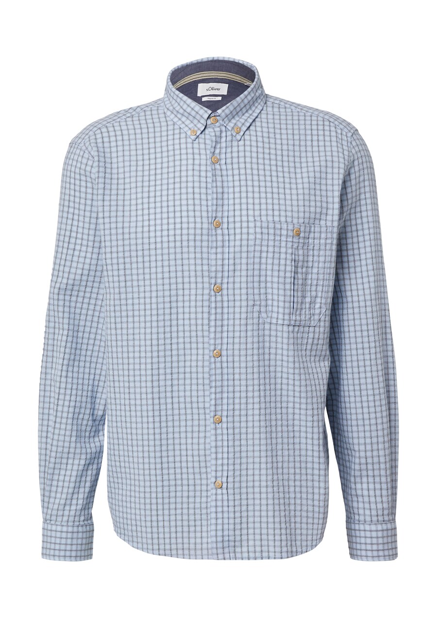 

Рубашка на пуговицах классического кроя s.Oliver, Light blue
