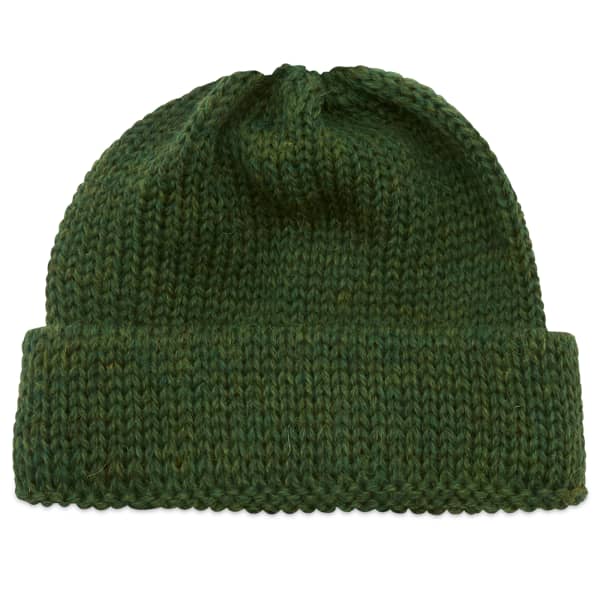 

Универсальные шерстяные короткие шапки-часы Universal Works, green