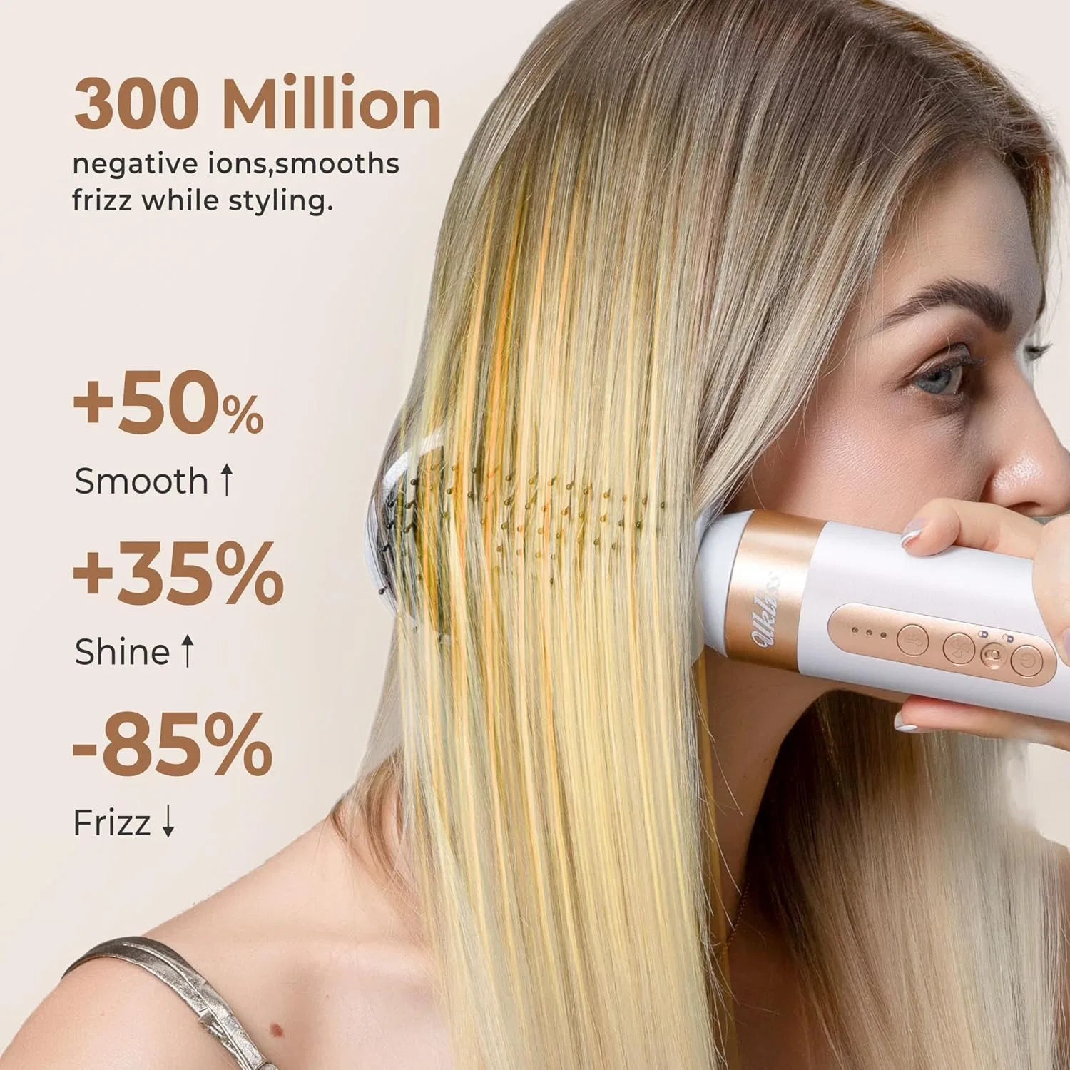 Набор для укладки волос «Hairstyler Pro 7 in 1» от UKLISS Ukliss, White — фото 4